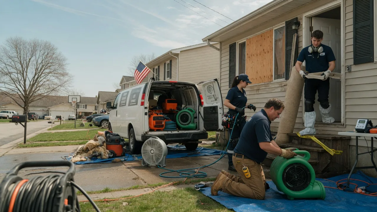 Water Damage Restoration in Grandview, IN near me